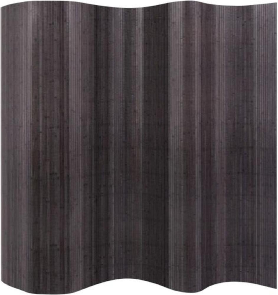 Raumteiler Bambus Grau 250x165 cm Bild 1