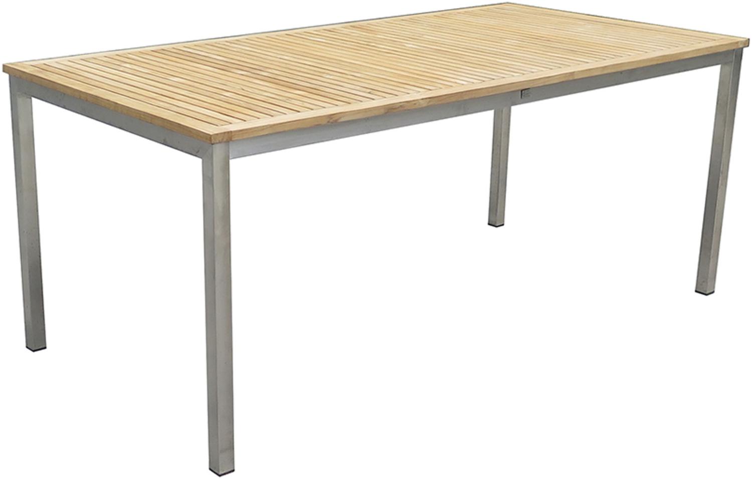 Gartentisch Esstisch Tisch Holztisch Edelstahl Bild 1