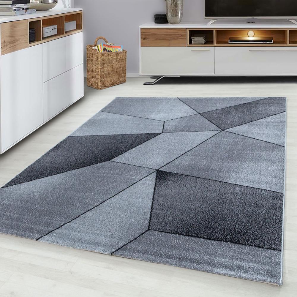 Teppich BETA GREY 80 X 150cm Rechteck Bild 1