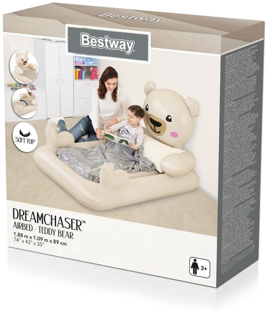 DreamChaser™ Kinder-Luftbett Teddy 188 x 109 x 89 cm Bild 1