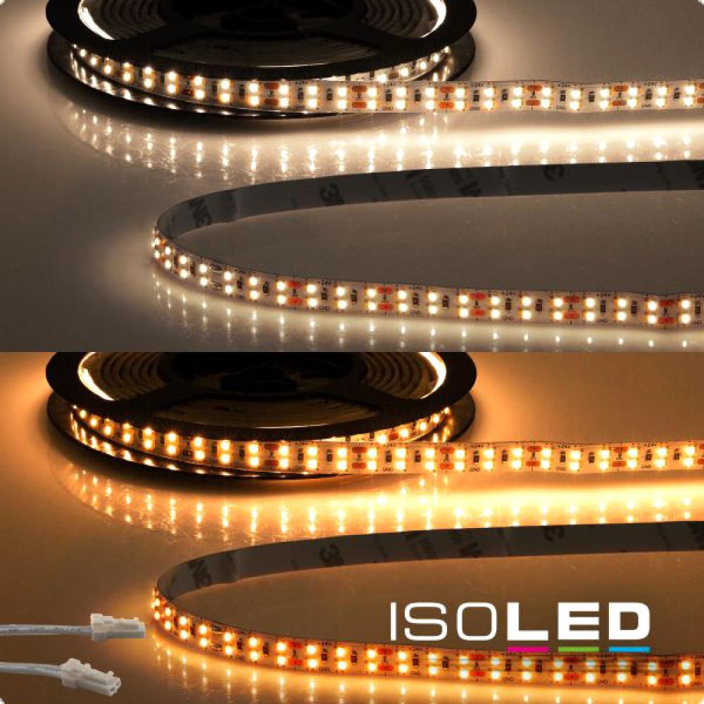ISOLED LED CRI919/940 MiniAMP Flexband, 24V, 20W, weißdynamisch, 500cm, beidseitiges Kabel mit Bild 1