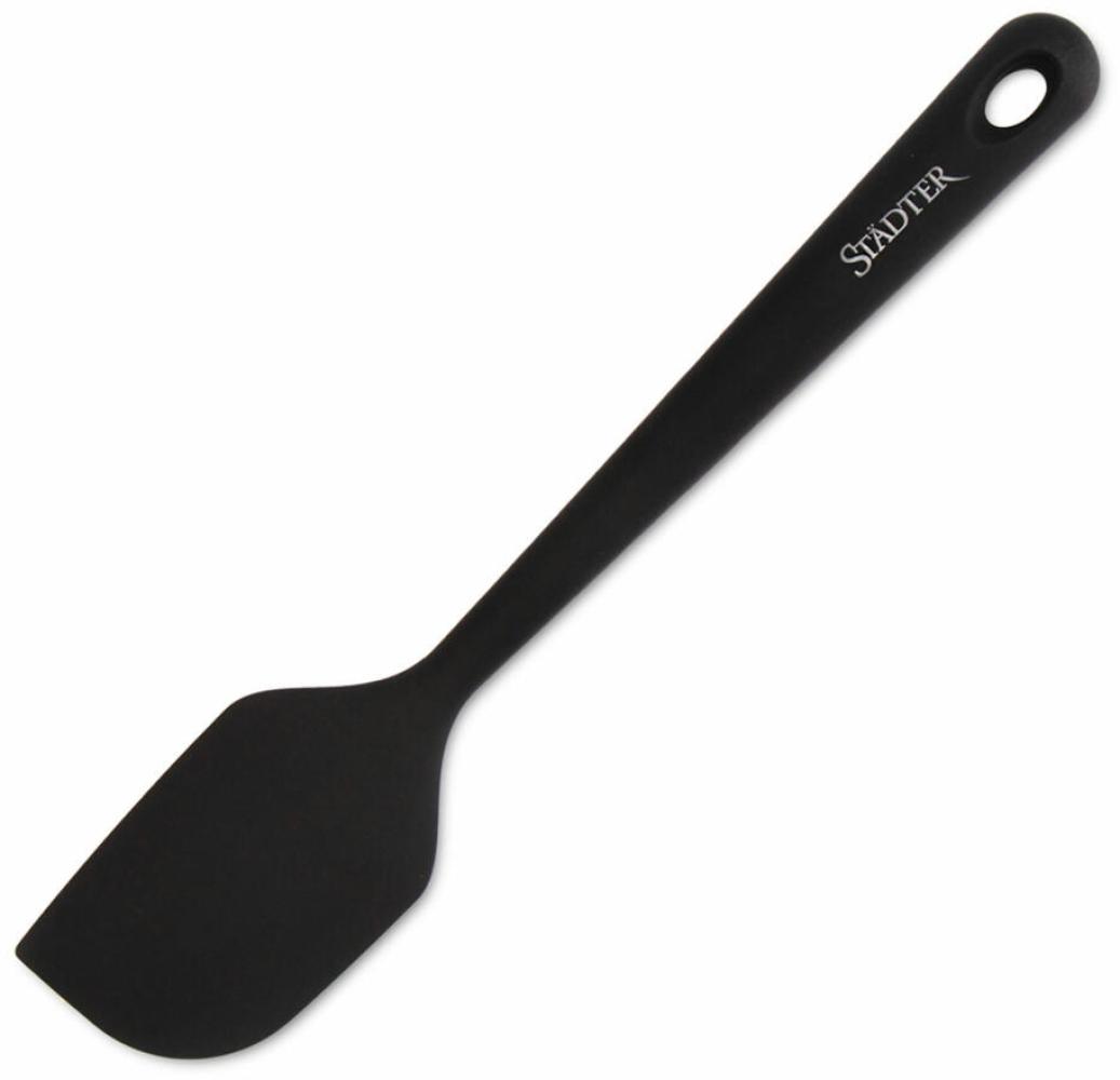 Städter Soft-Grip Teigschaber, Teig Schaber, Teigspatel, Teigteiler, Silikon, Schwarz, 27. 5 cm, 640078 Bild 1