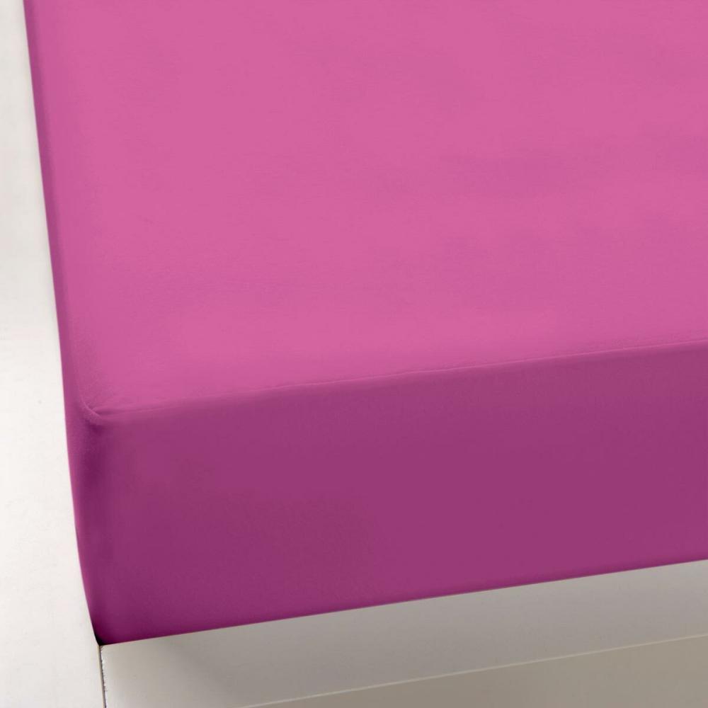 Formesse Jersey Spannbetttuch Bella Gracia | 200x220 - 200x240 cm | fuchsia Bild 1