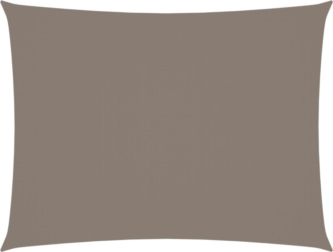 Sonnensegel Oxford-Gewebe Rechteckig 2x3,5 m Taupe Bild 1
