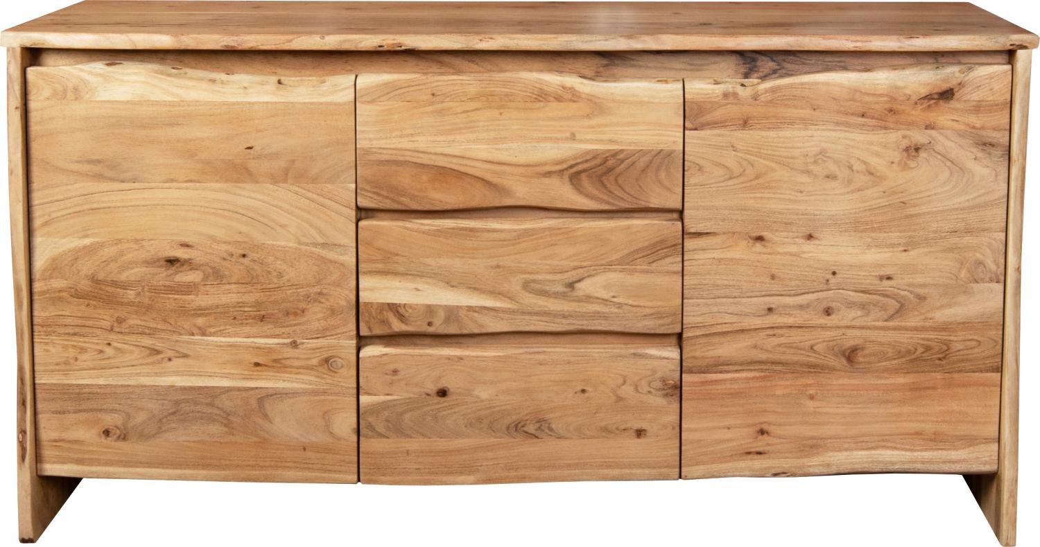 Sideboard Baumkante 170 x 45 x 90 cm Akazienholz massiv naturfarben DAHLIA 86441352 Bild 1