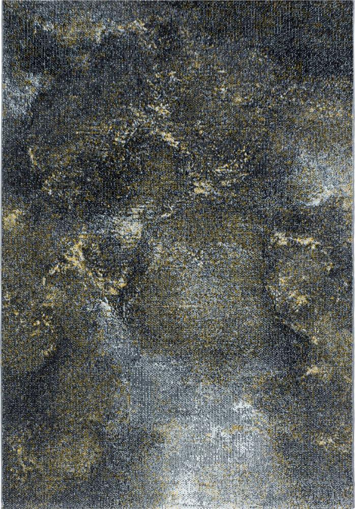 Kurzflor Teppich Oro Läufer - 80x250 cm - Gelb Bild 1