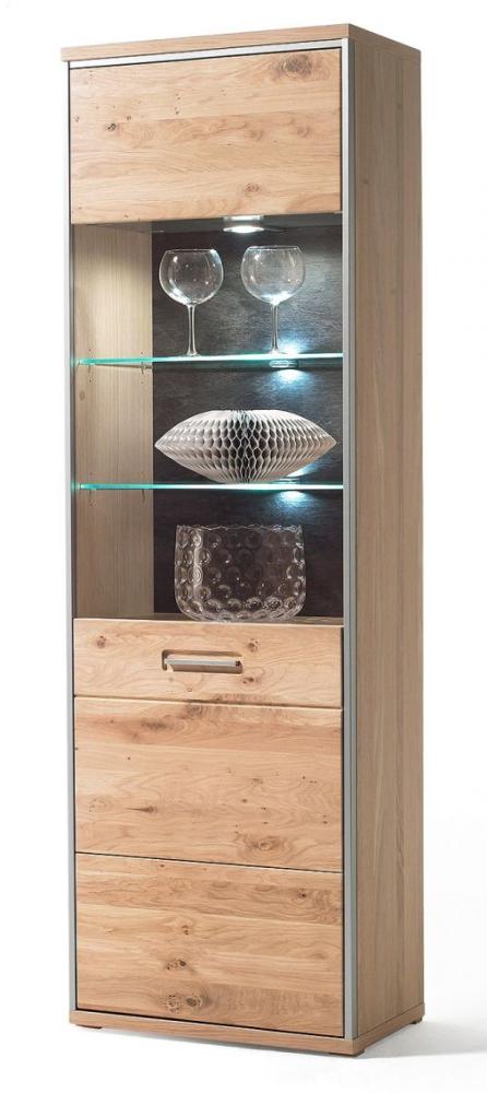 Vitrine Asteiche Bianco massiv 64 cm Bild 1