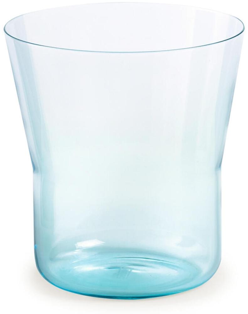 Authentics Piu Vase 15, Glas Mundgeblasen, Hellblau, 15 cm, Ø 14 cm, 2818566 Bild 1