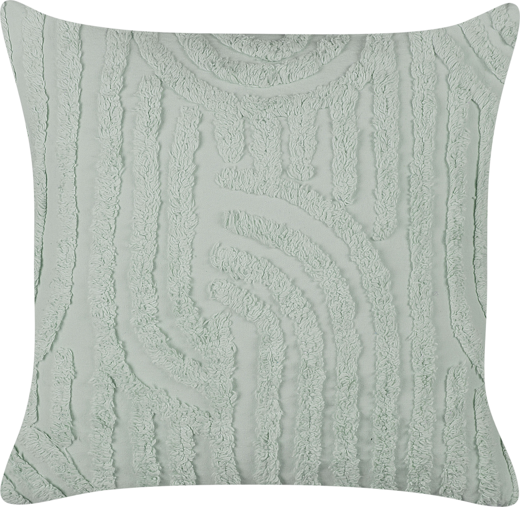 Dekokisen Baumwolle mintgrün strukturiert 45 x 45 cm TELLIMA Bild 1