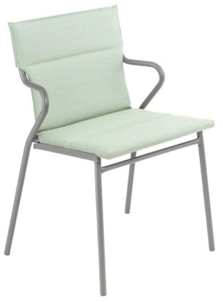 Stuhl mit Armlehne ANCONE Jade / Gestell Titane Bild 1