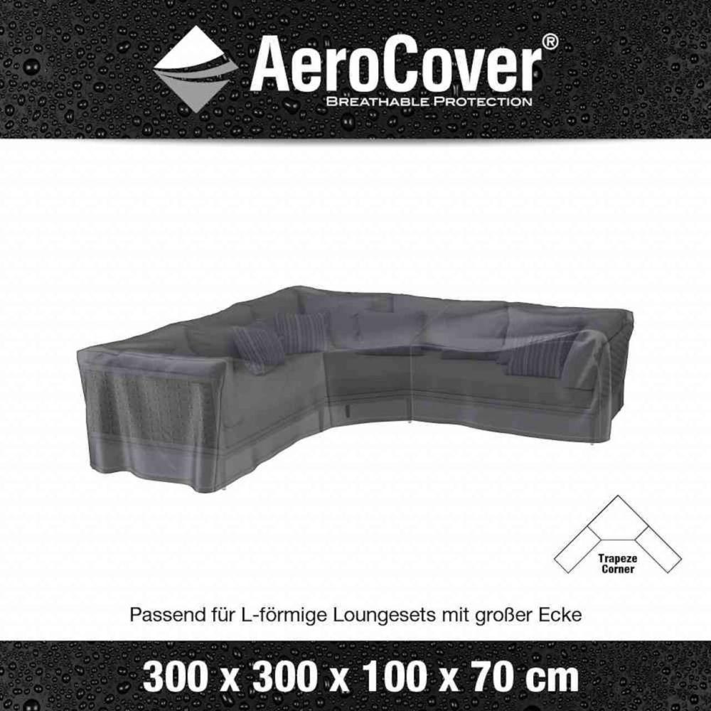 AeroCover Schutzhülle für L-förmige Eck-Lounge-Sets 300x300x100xH70 cm mit Trapezecke Schutzhaube Bild 1