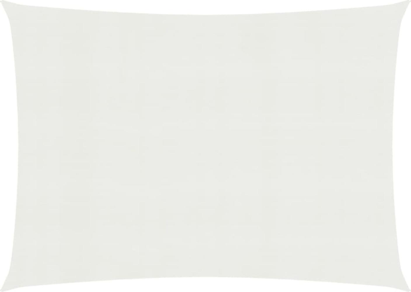 Sonnensegel 160 g/m² Weiß 3,5x5 m HDPE Bild 1