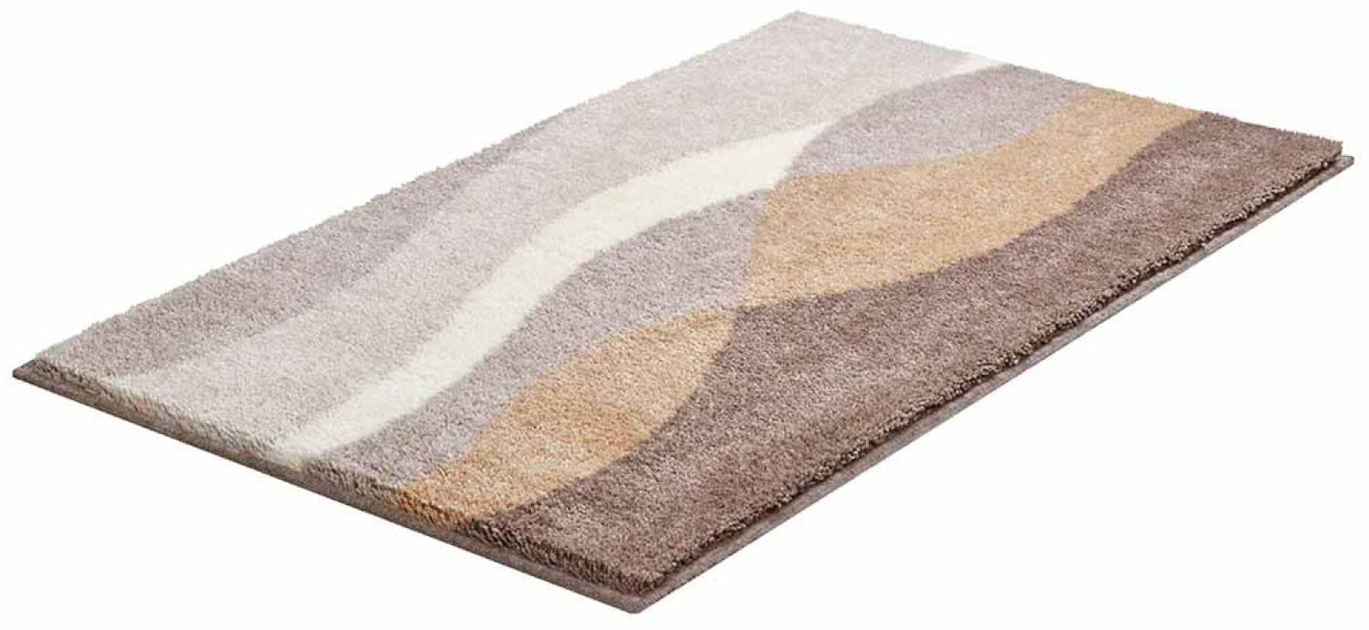 GRUND HILLS Badematte 60 x 100 cm Beige Bild 1