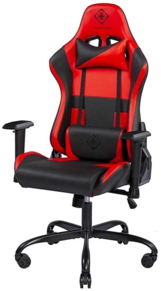 DELTACO Gaming Stuhl Jumbo Gamer Stuhl 110kg schwarz/rot Bild 1