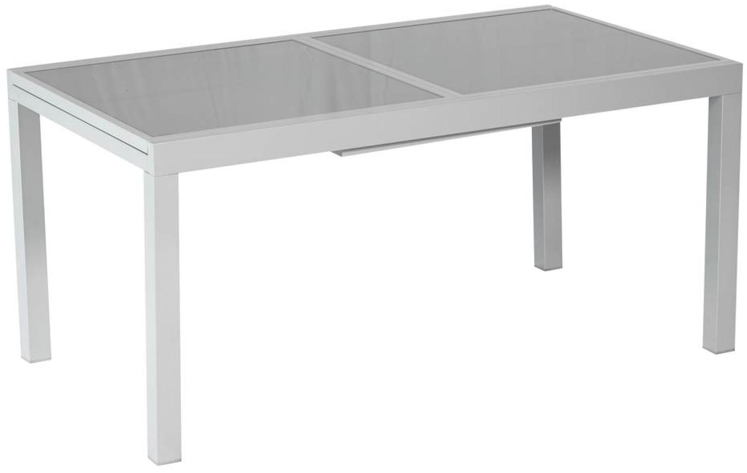 YOURSOL Ausziehtisch Graphit oder Silber, verschiedene Längen, Aluminium, ausziehbarer Gartentisch Bild 1