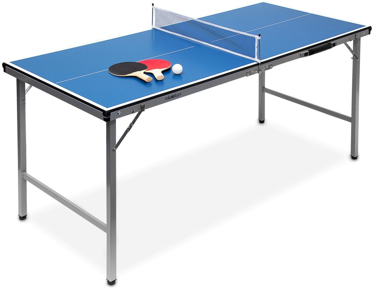 Relaxdays Tischtennisplatte blau Bild 1
