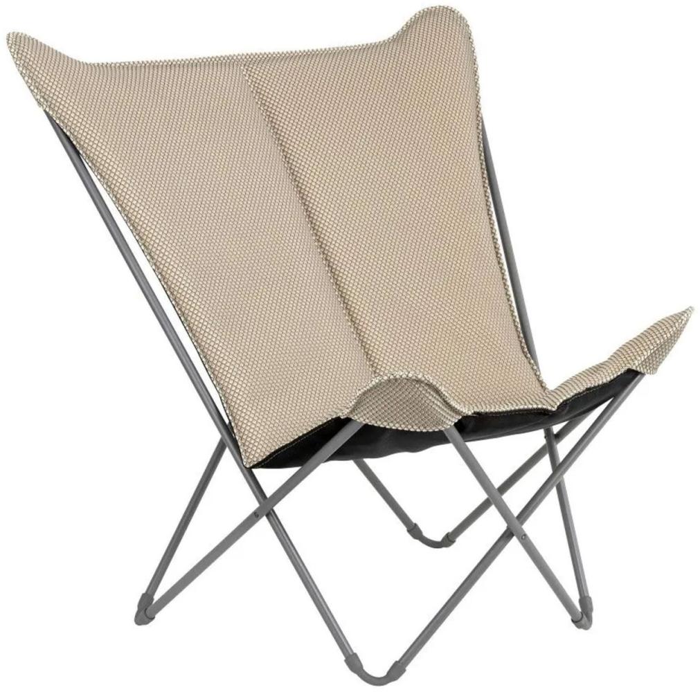 Lafuma Butterfly Chair Pop Up XL Sessel Becomfort beige Moka Bild 1