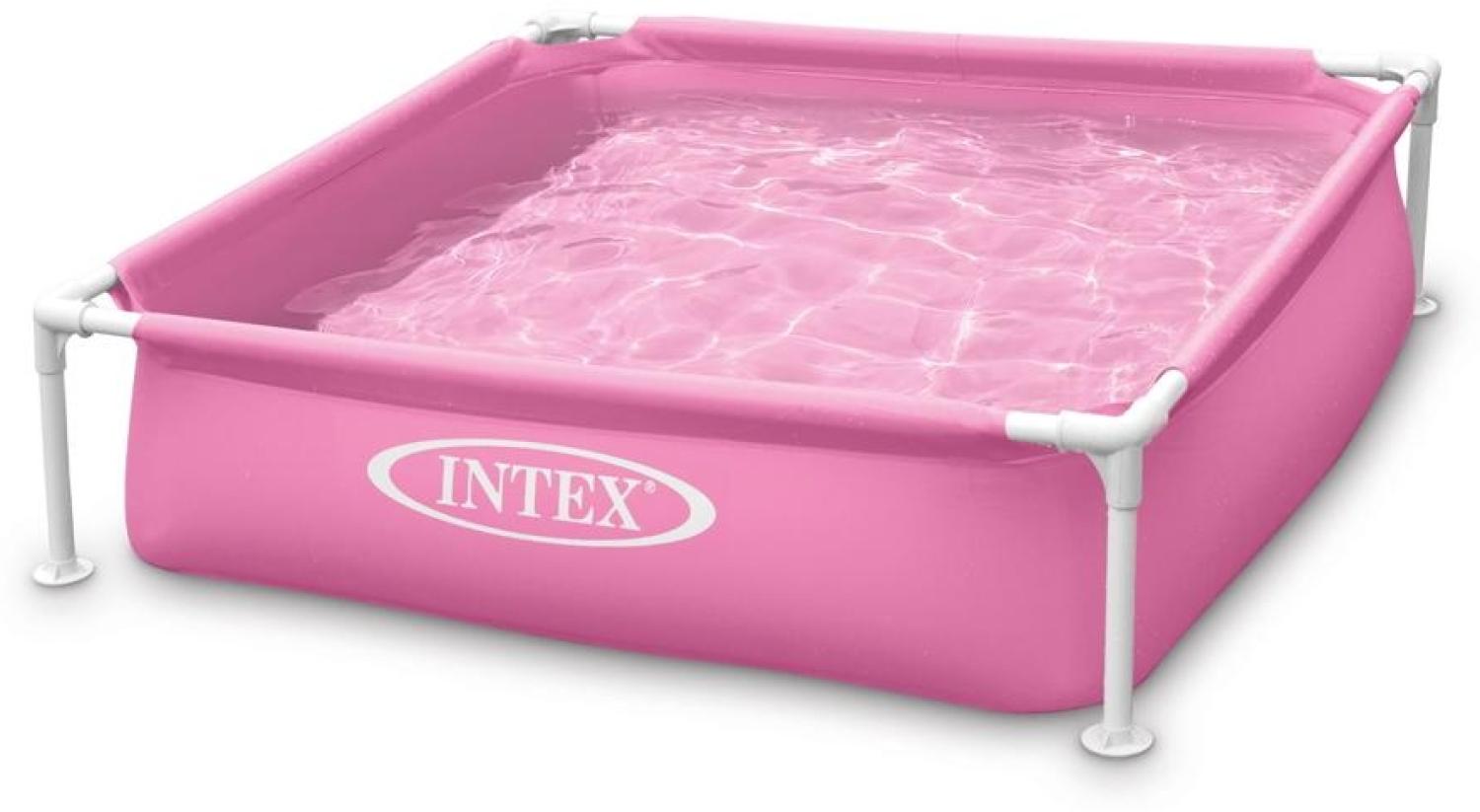Intex Pool Frane Pool Mini pink 122cm x 122cm x 30cm 342 Liter ab 2 Jahren 57172NP Bild 1