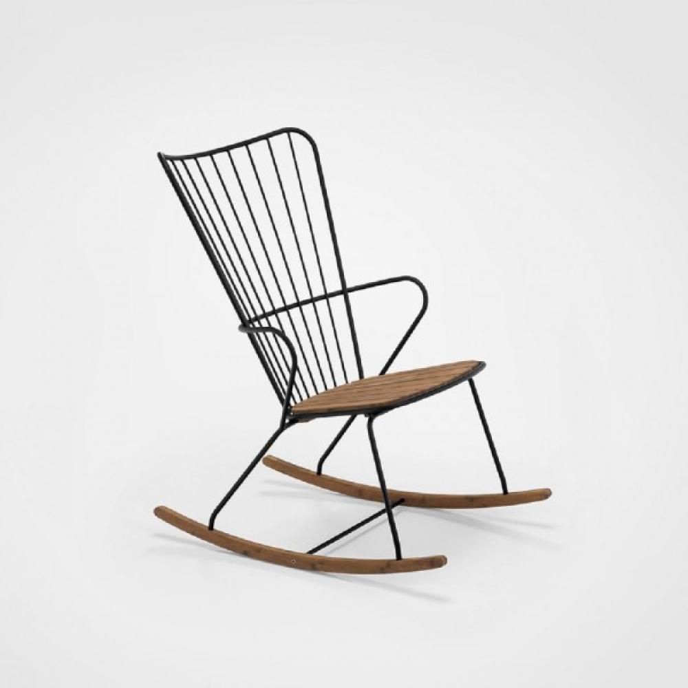 Outdoor Schaukelstuhl PAON - Outdoor Rocking Chair black Bild 1
