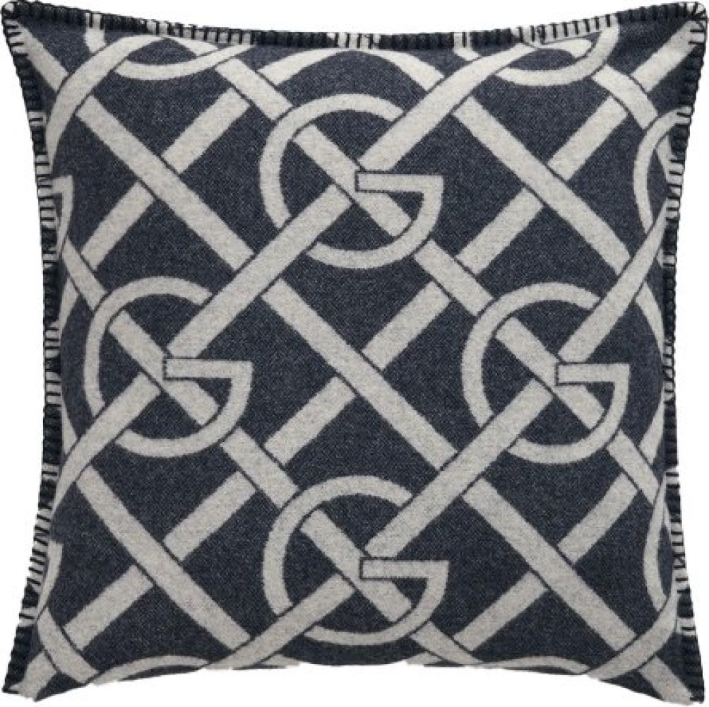 Gant Home Kissenhülle Wolle G-Patterned Evening Blue (50x50cm) 853102101-433-50x50 Bild 1