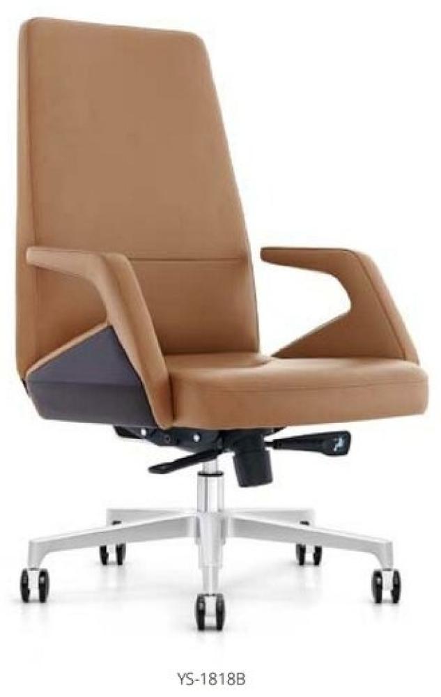 Büro Stuhl Chefsessel Sessel Leder Polster Drehbar Computer Deko Stühle Bild 1