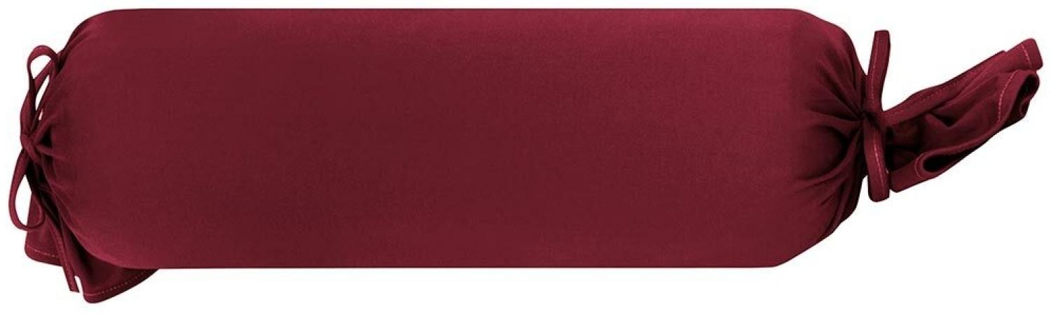 Formesse Bella Donna Jersey Kissenbezug|ca. 15x40 cm| cabernet Bild 1