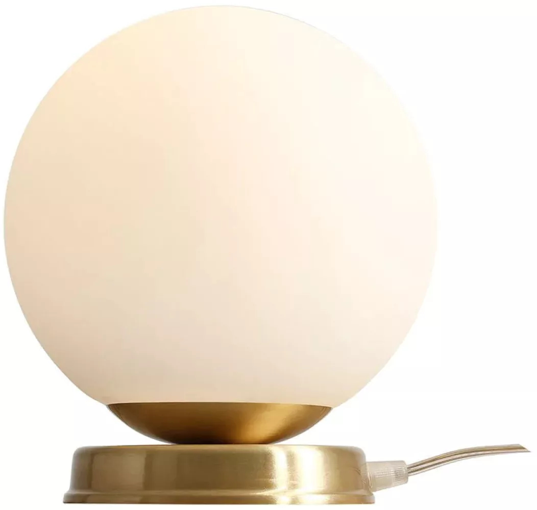 Tischlampe LAMP BALL Messing 23 cm Bild 1