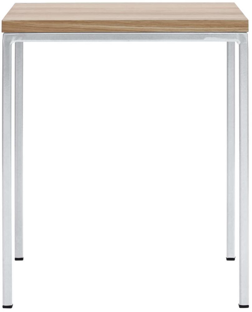 Cube Table Eichenholz /Gestell Weiß Bild 1