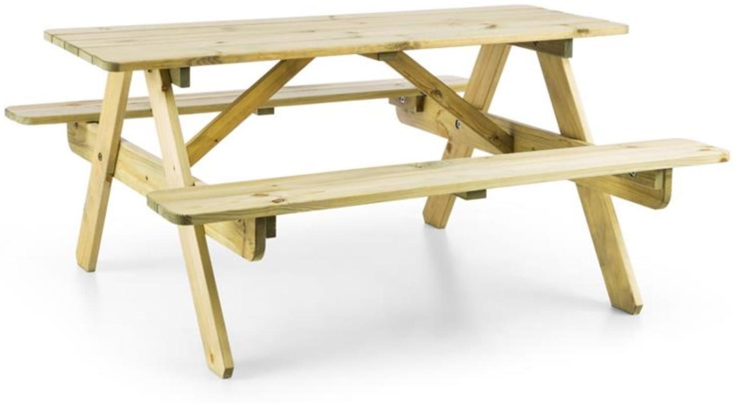 \"Picknickerchen Kinder-Picknick-Tisch Spieltisch Kiefer-Echtholz\" Bild 1