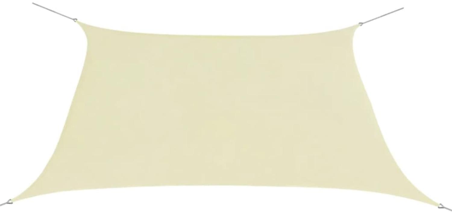 Sonnensegel Oxfordgewebe Quadratisch 2 x 2 m Creme Bild 1