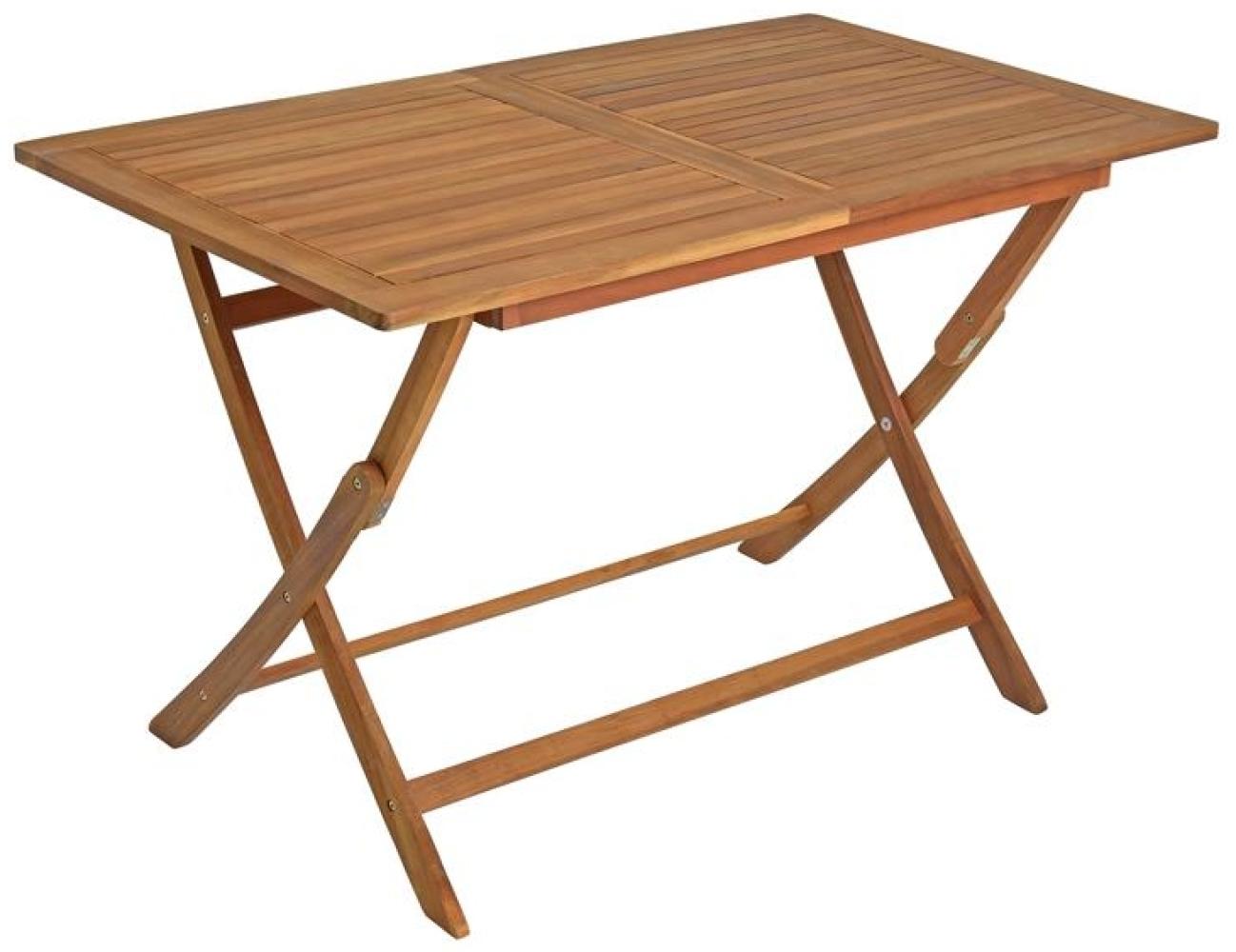 Gartentisch Holztisch Tisch Balkontisch Akazie Holz Esstisch Gartenmöbel Eckig Bild 1