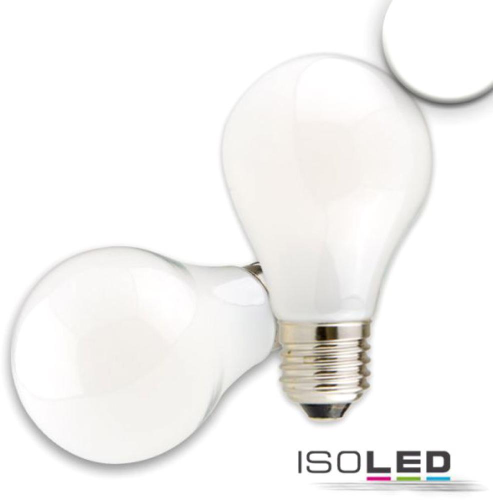 ISOLED E27 LED Birne, 8W, milky, neutralweiß, dimmbar Bild 1