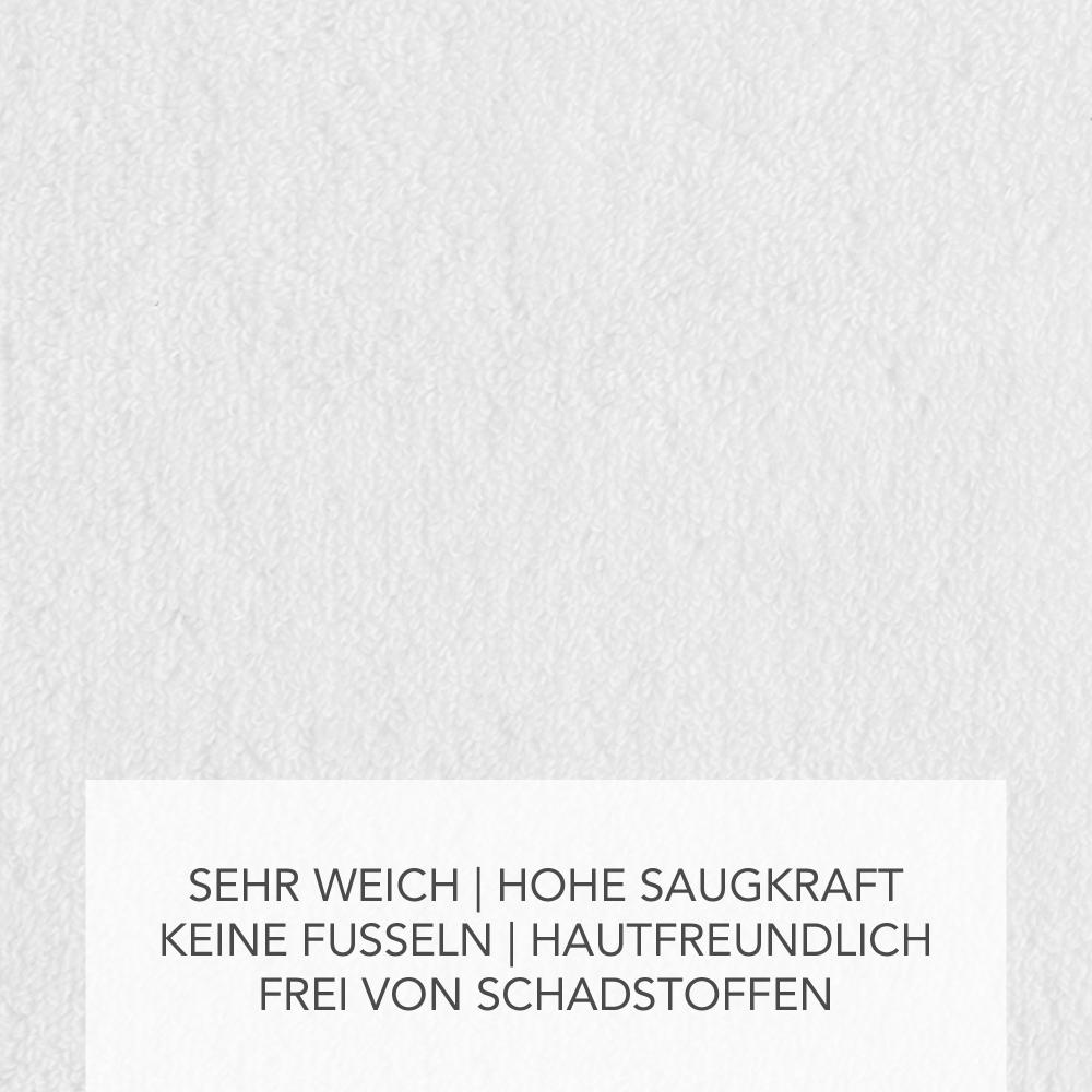 La Vida Premium Sauna-Handtuch Weiß Frottee 100% Baumwolle, weich, saugstark und schnelltrocknend, XXL Badetuch, 70x200 cm, Strandtuch Bild 1
