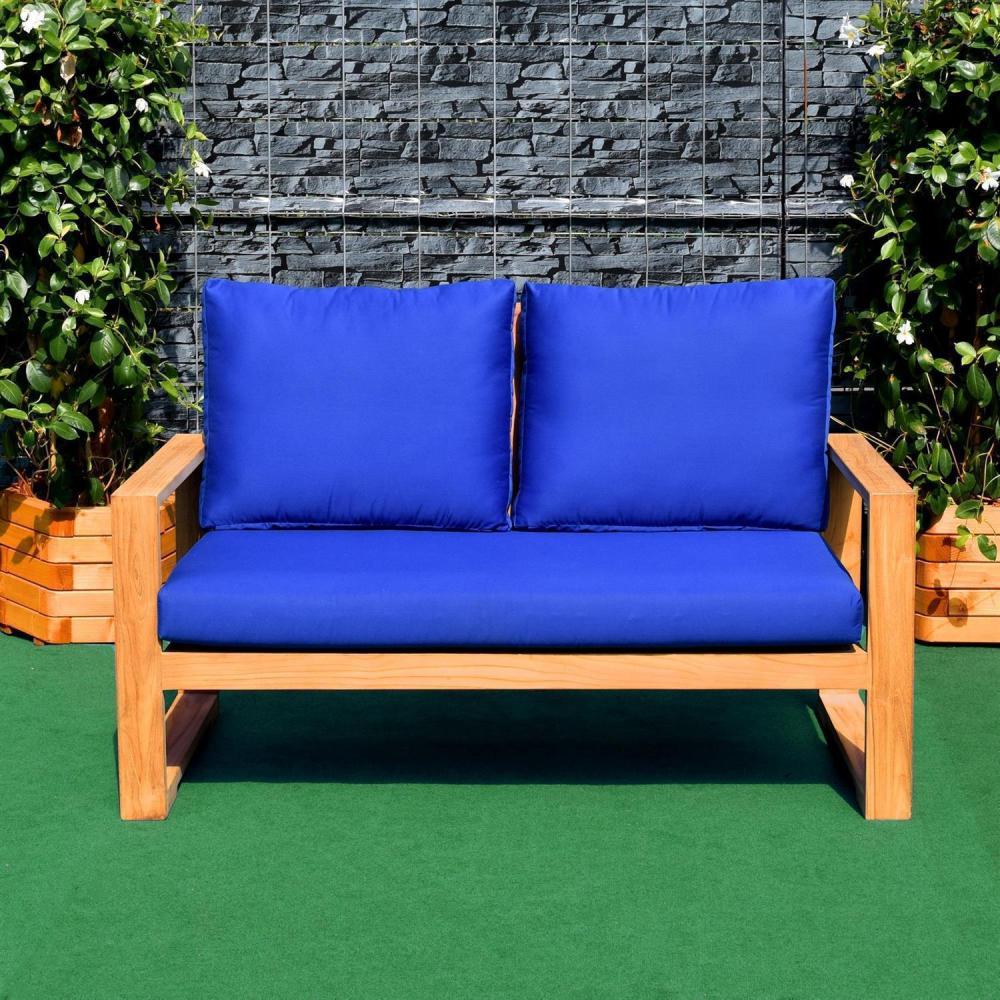 Sitzpolster 132cm x 69cm für Gartensofa Treviso TB-1068 Blau Bild 1