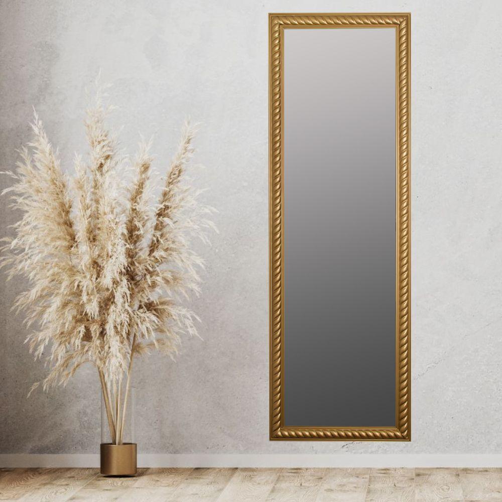Traumhafter Spiegel MIRA 187x62cm antik-gold Facette Holzrahmen Bild 1