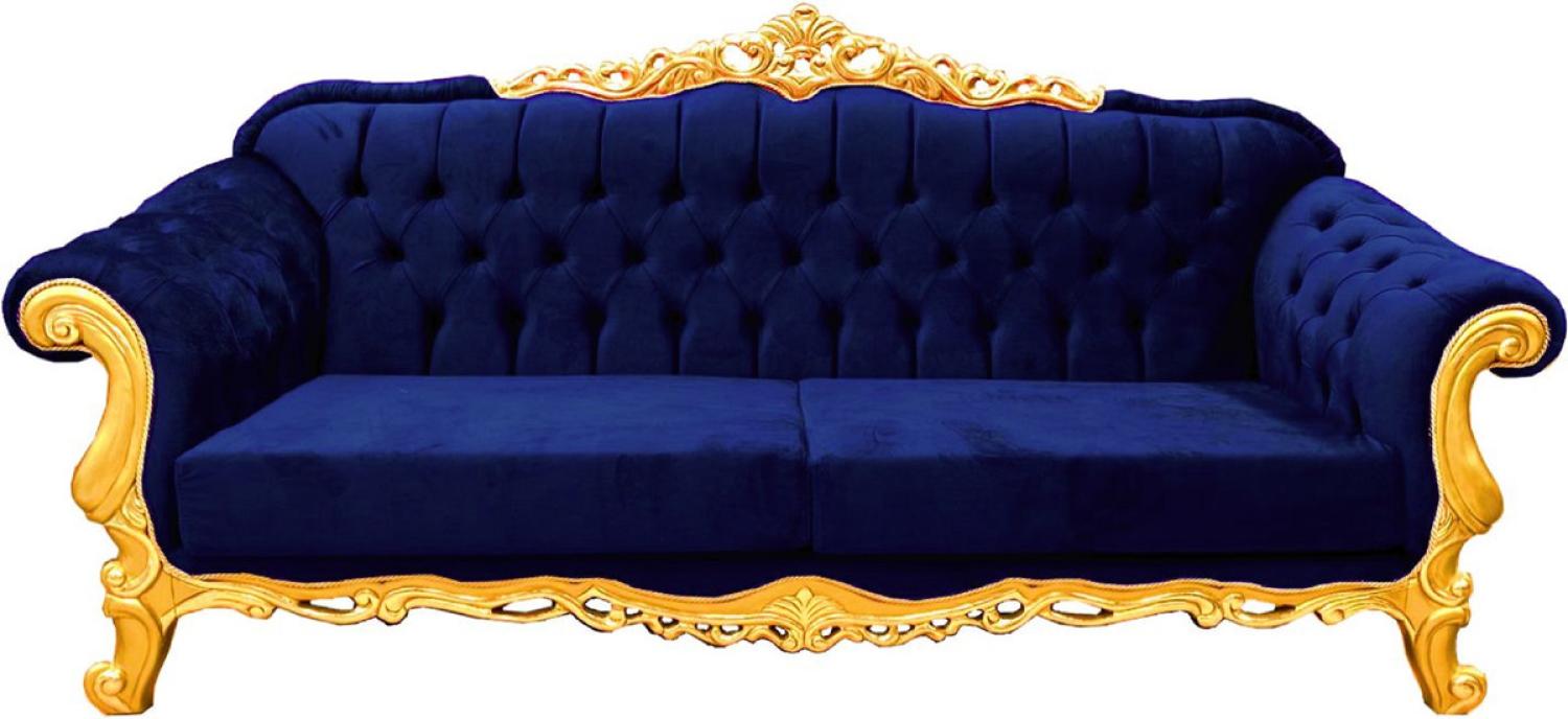 Casa Padrino Luxus Barock Sofa - Verschiedene Farben - Prunkvolles handgefertigtes Wohnzimmer Sofa - Barock Wohnzimmer Möbel Bild 1