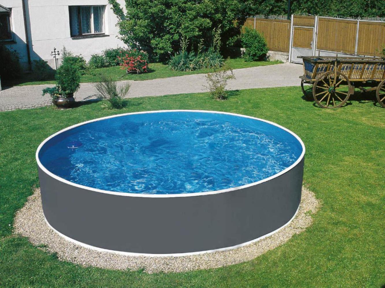 BWT Pool Splash im Set mit Sandfilteranlage & Stahlrohrleiter, Pool in mehreren Grössen & Farben Bild 1