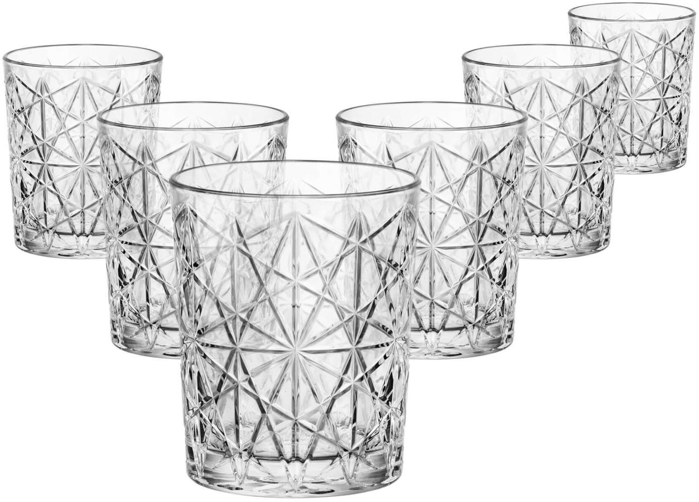 Bormioli Rocco 666224 Lounge Whiskyglas, 390ml, Glas, transparent, 6 Stück Bild 1