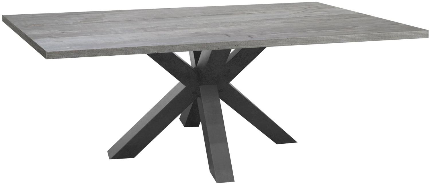 Esszimmertisch Ela 2 140 x 90 x 75 Esstisch Graphit/Beton 13509-140 Bild 1