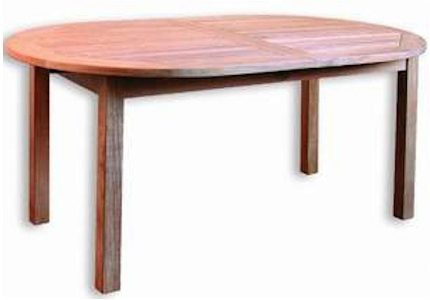 Inko Teakholz-Auszugstisch Bombay oval 180/230x100x75 cm Tisch ausziehbar Holztisch Bild 1
