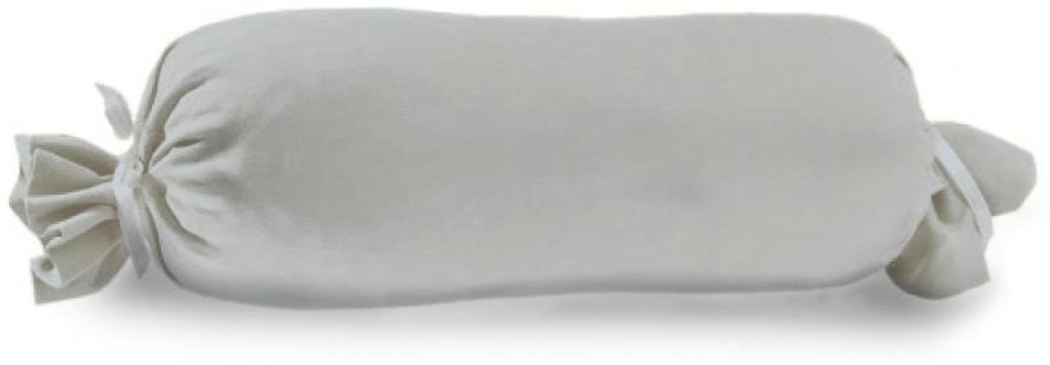 Vario Kissenbezug Jersey für Nackenrolle, granit, 15 x 40 cm Bild 1