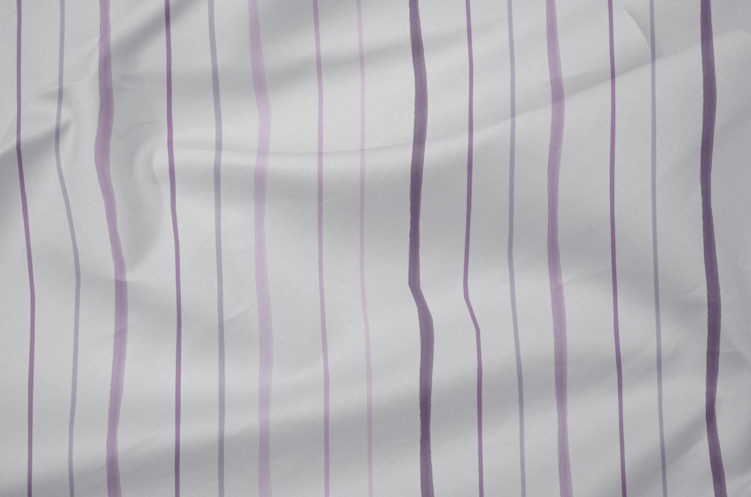 Hahn Haustextilien Baumwoll Summer-Set mauve Decke uni 150x220 cm + Kissenbezug gemustert 80x80 cm Bild 1