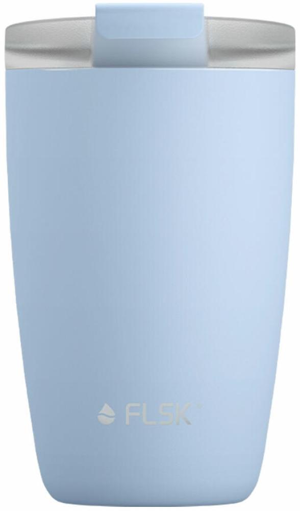 FLSK CUP 'Coffee To Go-Becher' Thermobecher, Edelstahl, hellblau, 350 ml Bild 1