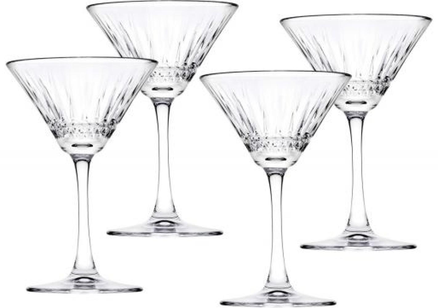 Martini Glas Elysia 22cl - 4 Stück - Cocktailglas Bild 1