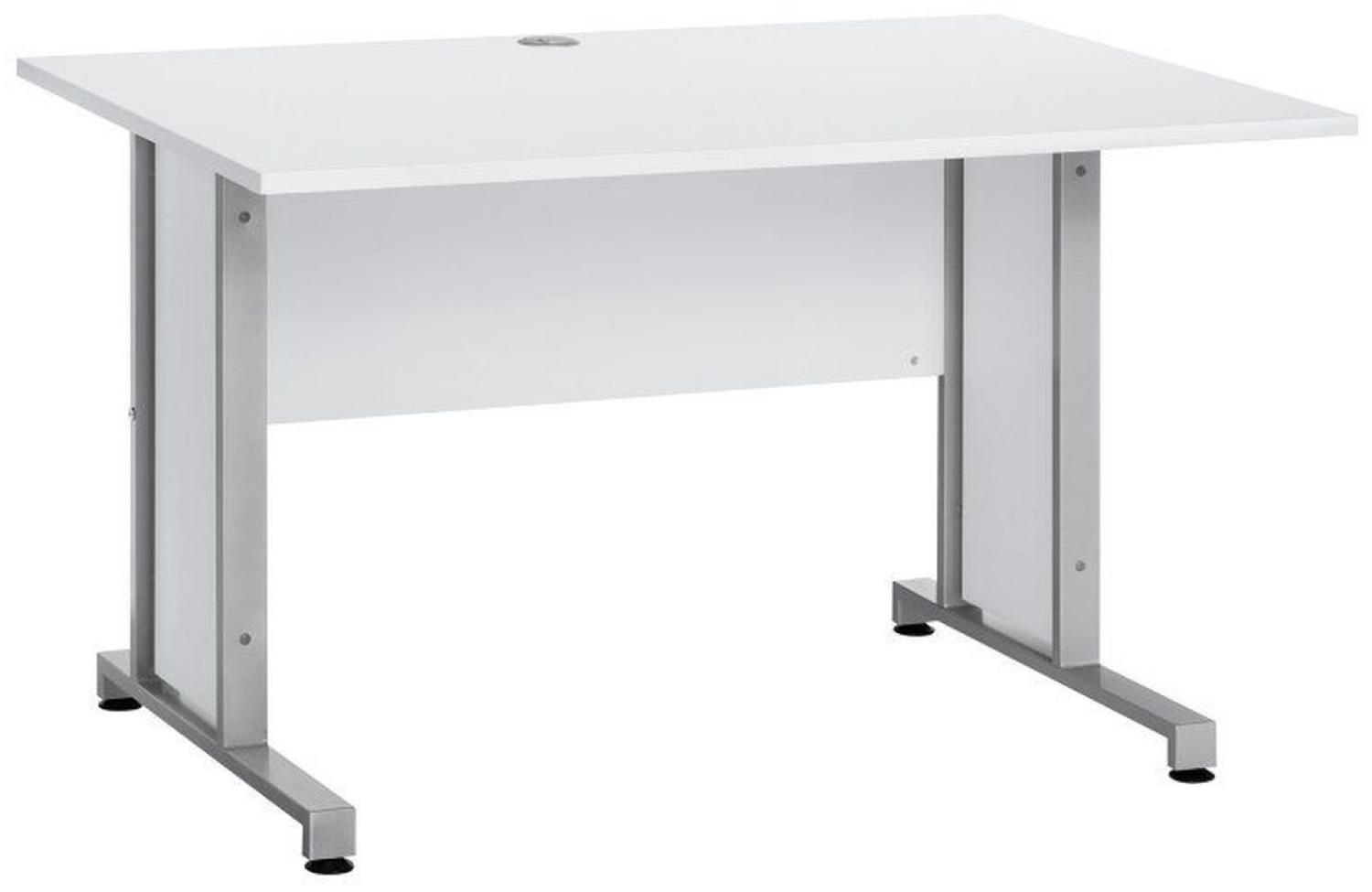 Maja Schreibtisch Computertisch System 120 x 75 x 80 cm Icy-Weiß Bild 1