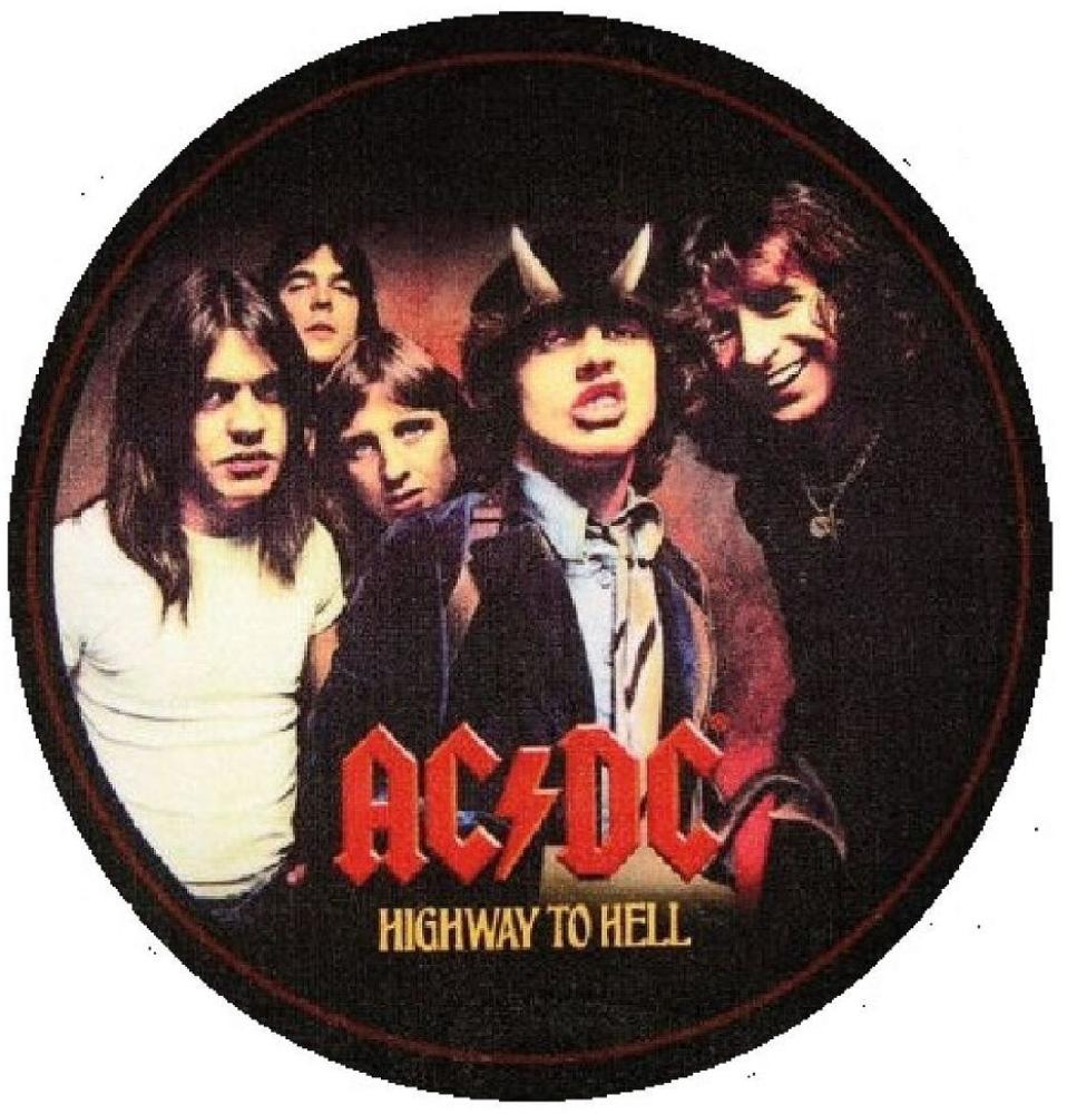 Rockbites - Teppich "AC/DC Highway to Hell" Ø1m Läufer Fuß Schmutz- Matte 100863 Bild 1