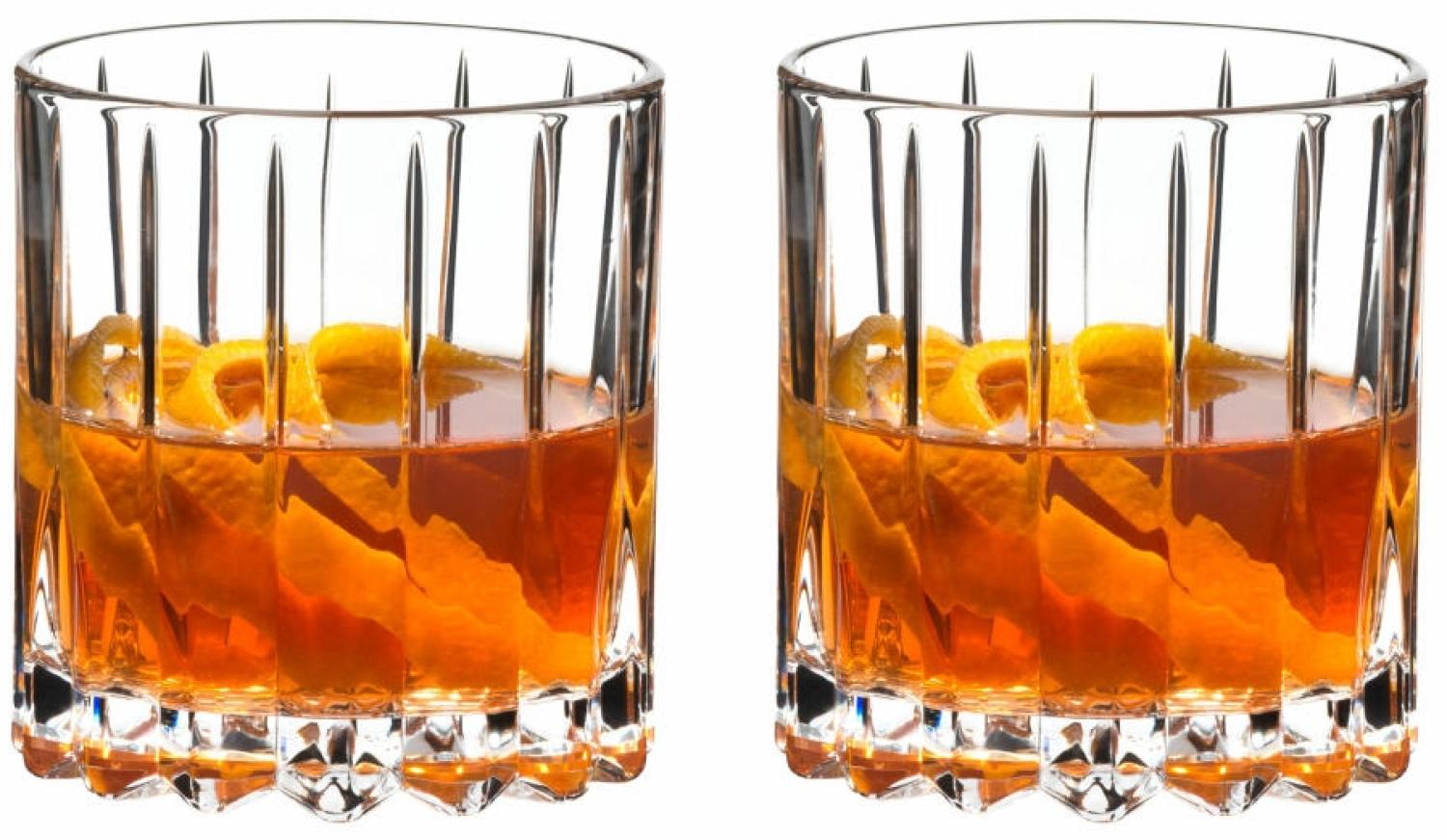 Riedel Drink Specific Glassware Neat Glasses, Whiskey Gläser, Glas, 2er Set, 174 ml, 6417/01 Bild 1