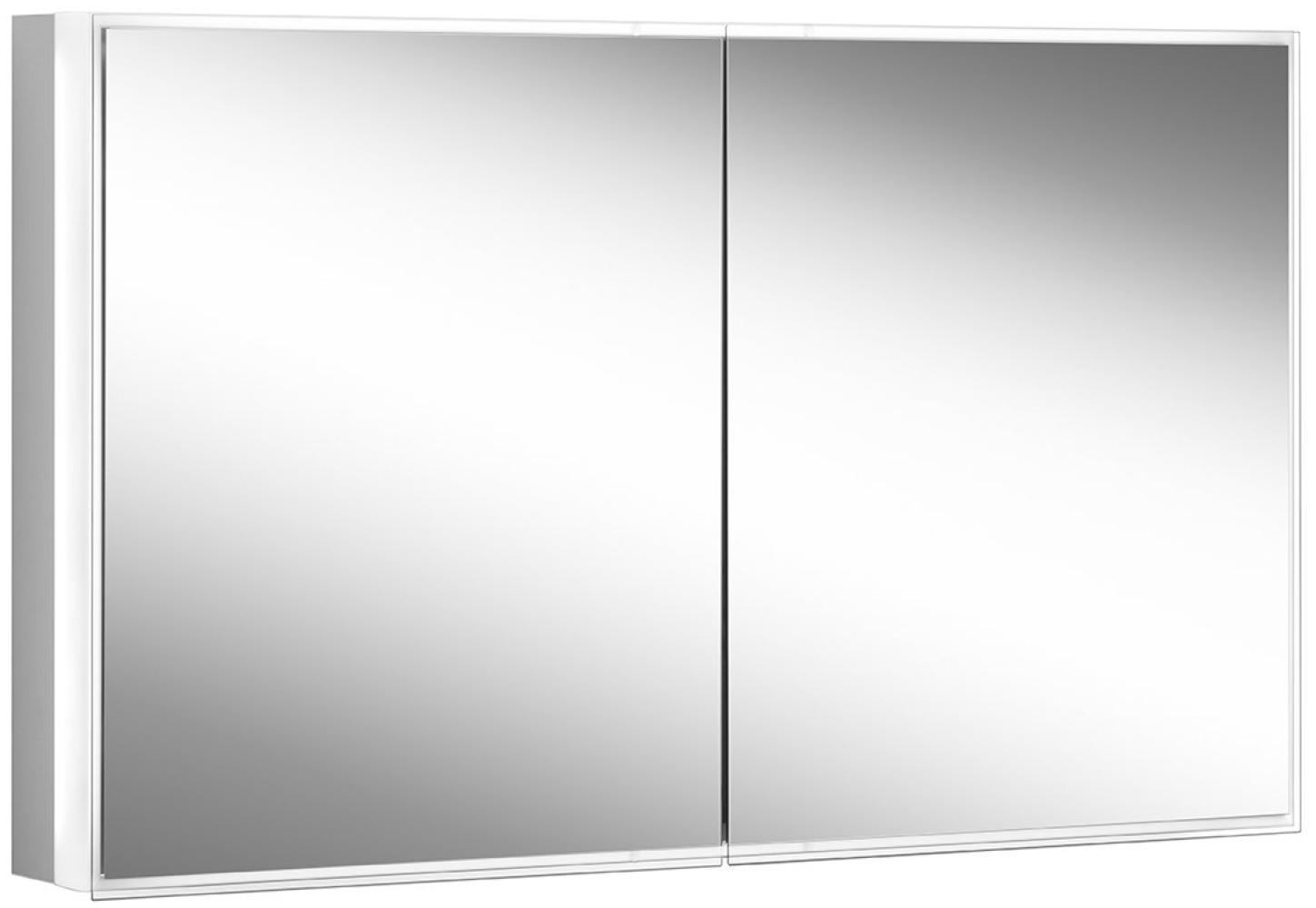Schneider PREMIUM Line Superior LED Lichtspiegelschrank, 2 Doppelspiegeltüren, 1025x73,6x16,7cm, 181. 100, Ausführung: EU-Norm/Korpus silber eloxiert - 181. 100. 02. 50 Bild 1