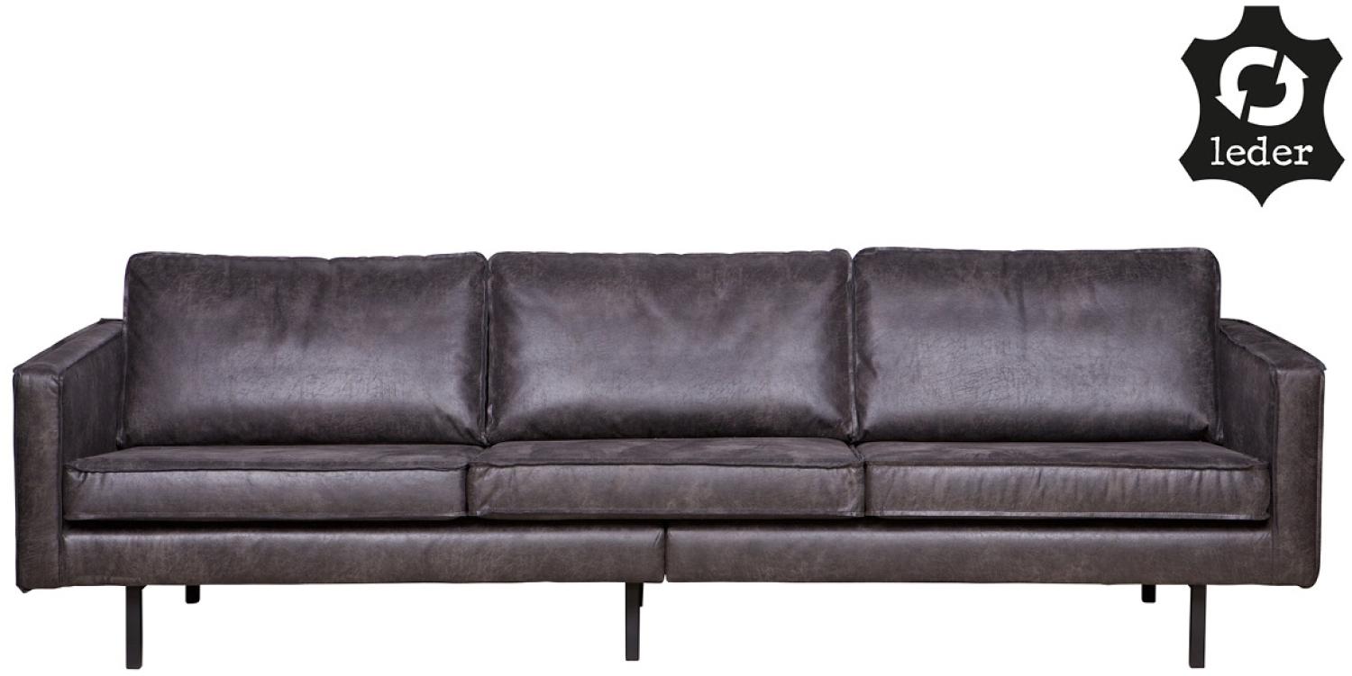 Sofa Rodeo 3-Sitzer - Leder Black Bild 1