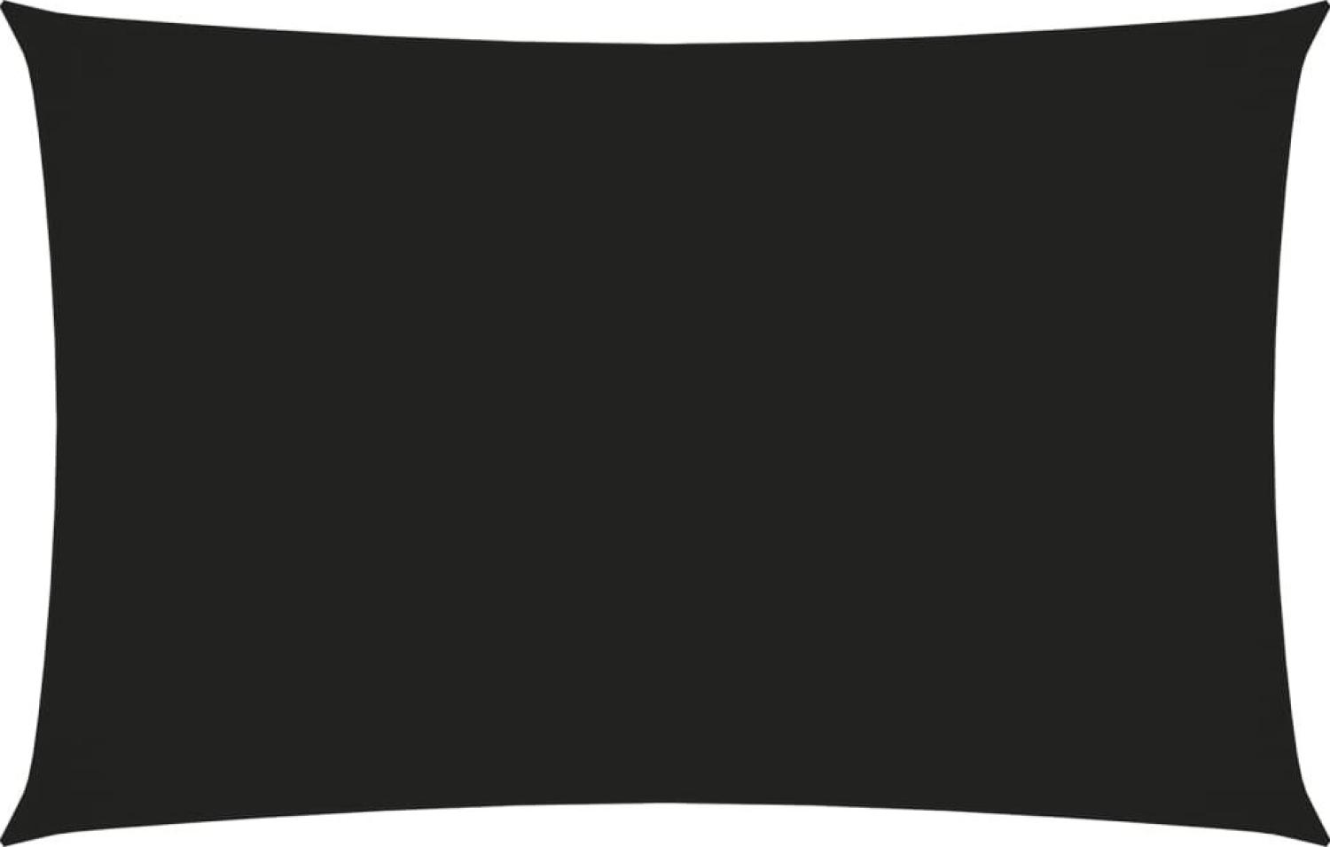 vidaXL Sonnensegel Oxford-Gewebe rechteckig 4x7 m Schwarz Bild 1